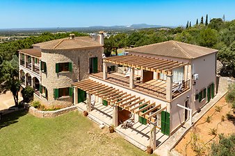 Finca Es Puig d'es Call: casa 152 dron Es Puig Des Call 024.JPG
