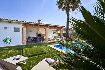 Finca Can Serra: Poolterrasse Can Serra