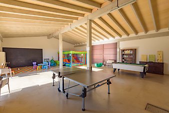 Finca Can Pere Rei: Tischtennis, Billard und Riesentafel