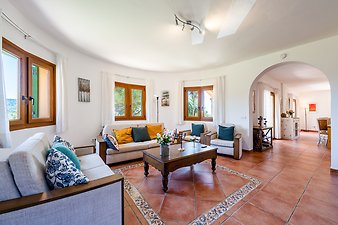 Finca Es Puig d'es Call: Wohnzimmer