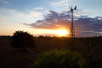 Finca Son Cortera Vell: Bei Sonnenuntergang