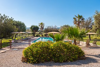 Finca Can Pere Rei: eingezäunter Pool