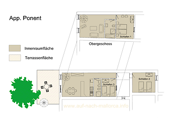 Finca Son Cortera Vell: Grundriss SCV Ponent