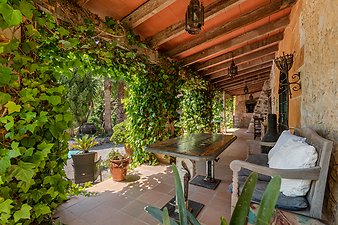 Finca Son Jorbo: Verandavorn.jpg