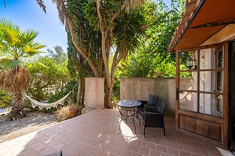 Finca Son Jorbo: Mar- Terrasse