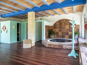 Finca Sa Vaquería: Sa Vaquería- Sauna und Whirlpool