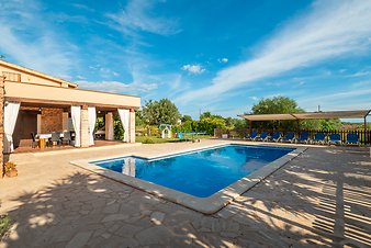 Finca Coll Doret: Poolbereich
