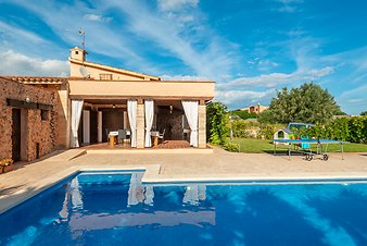 Finca Coll Doret: Poolbereich