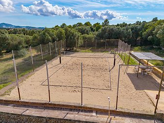 Finca Predio Ca Na Lluca: Finca mit Beachvolleyballfeld