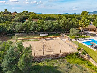 Finca Predio Ca Na Lluca: Beachvolleyball Vogelperspektive 