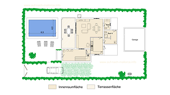 Ferienhaus Cas Hereu: Grundriss