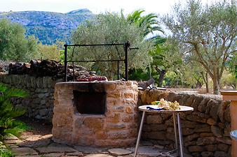 Finca Ses Bitles: Maiskolben auf dem Grill