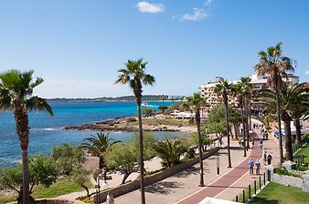 Ferienwohnung Ses Roques de Cala Bona: Cala Millor am Ende der Bucht