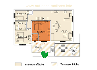 Finca Son Vives: Grundriss Es Colomer