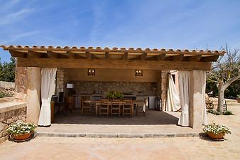 Finca Es Collet: Porche