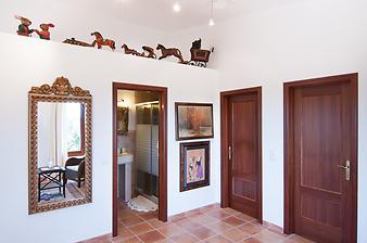 Finca Es Collet: Wohnzimmer der Finca Es Collet